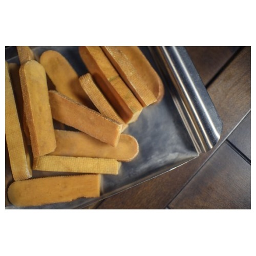 Runderstrossen voor honden, 12 cm, 1 kg (ca. 20-25 stuks